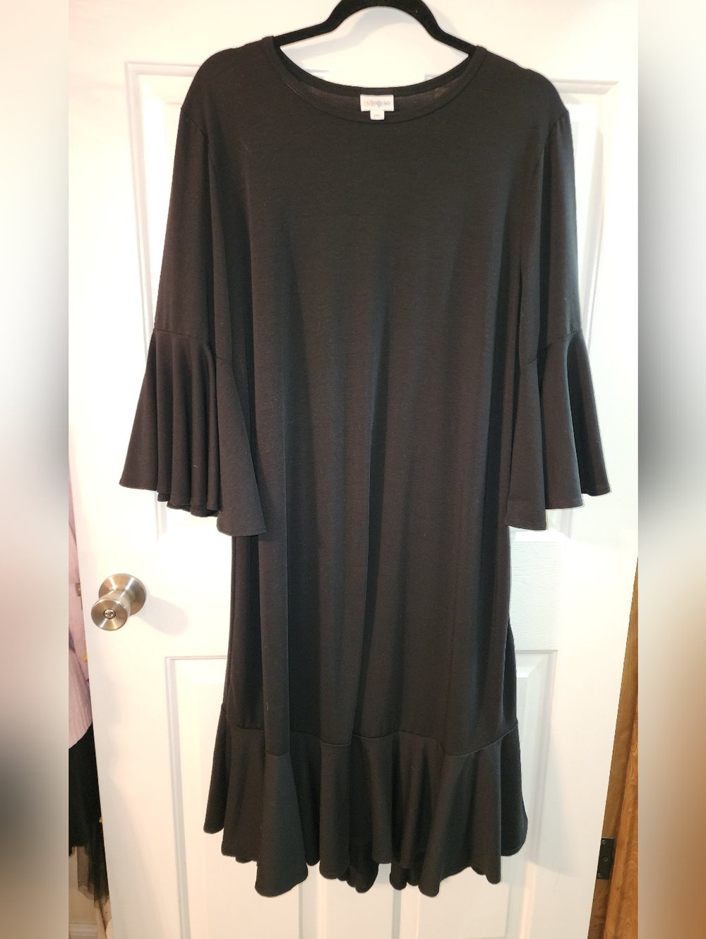 LuLaRoe Maurine Dress Solid Black